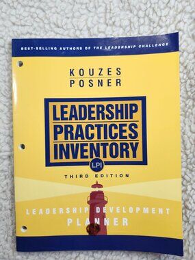 Leadership Practices Inventory LPI Leadership Planner Kouzes Posner 3rd Ed